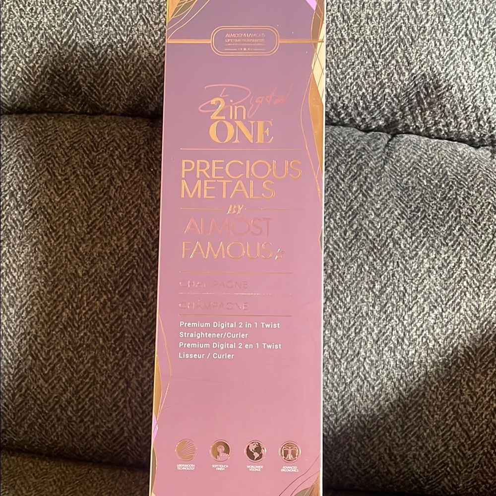 Almost Famous 2-in-1 Hair Styler in Pink and Gold